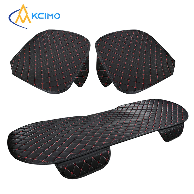 3Pcs Cotton Breathable Car Seat Cover Universal Car Seat Soft Cushion All Season Car Seat Protector Interior Car Accessories