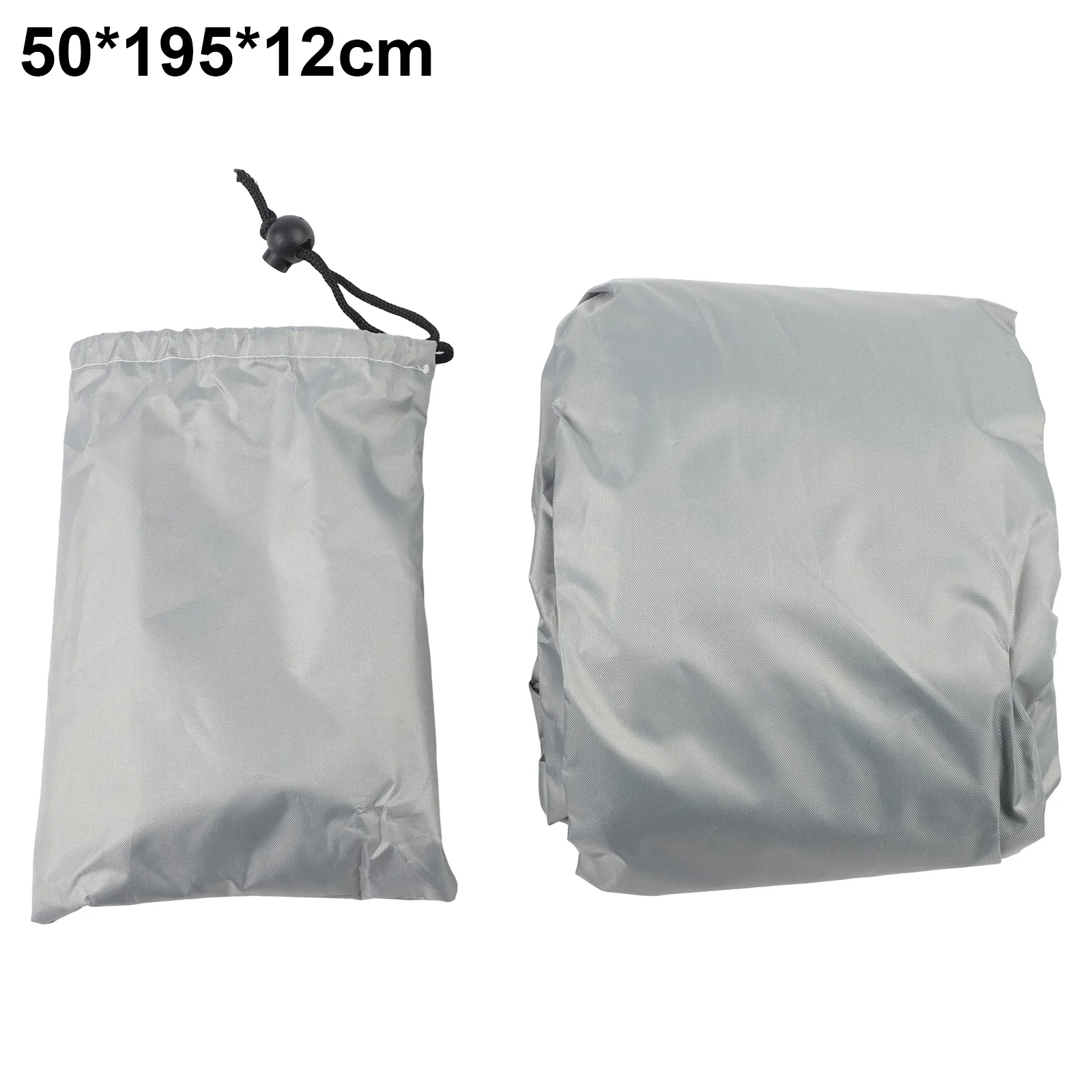 Waterproof ladder dust cover with adjustable drawstring made for folding ladders to withstand outdoor conditions