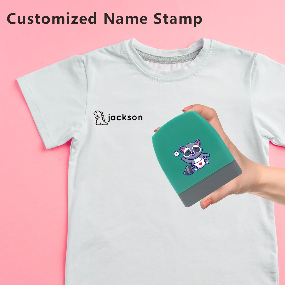 New Customized Name Raccoon Crystal Sticker Seal Durable Provide Convenience for Perfecting Your Own Products