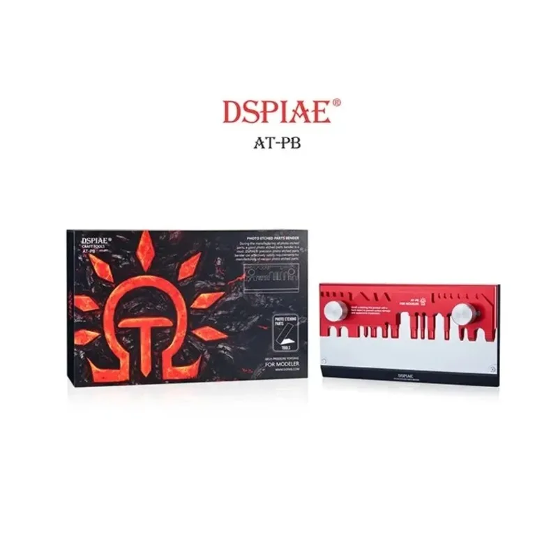 DSPIAE AT-PB 포토 에칭 시트 PE 벤딩 바이스 모델 키트 도구 취미 모델 제작 도구 양면 크리스마스