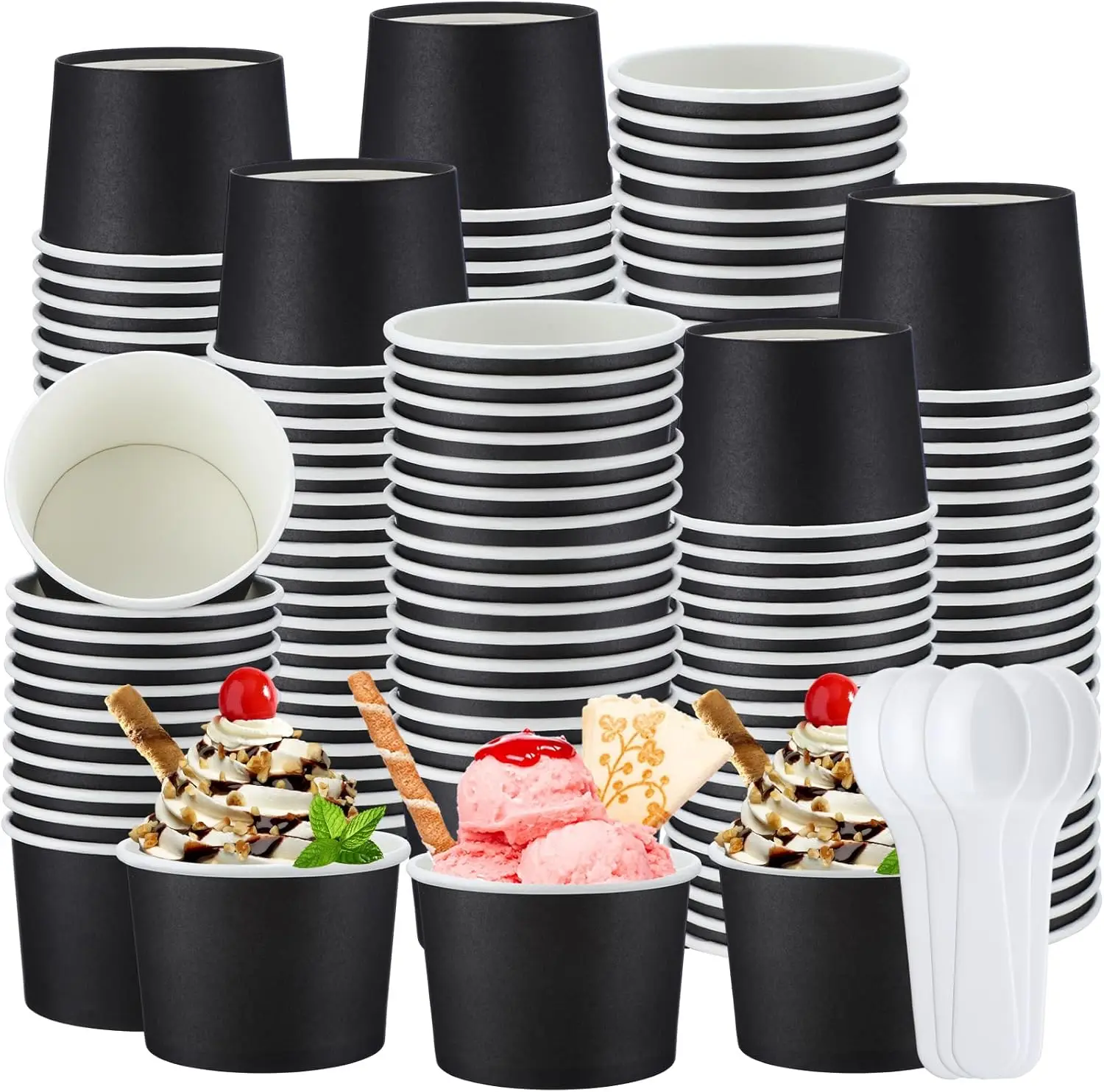 300 Pack 5 Oz Kraft…