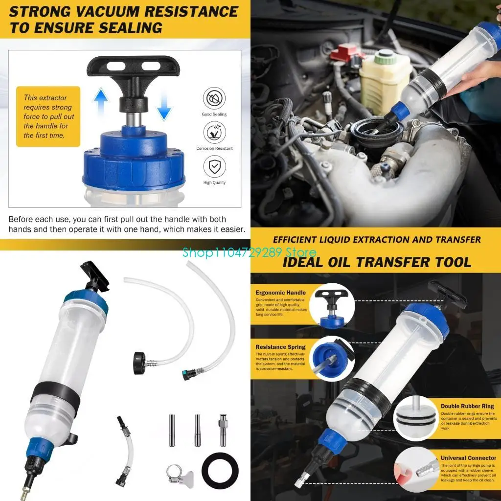 مضخة نقل السوائل D8KE مع فوهة دوارة للتحكم الدقيق في صيانة السيارة #1