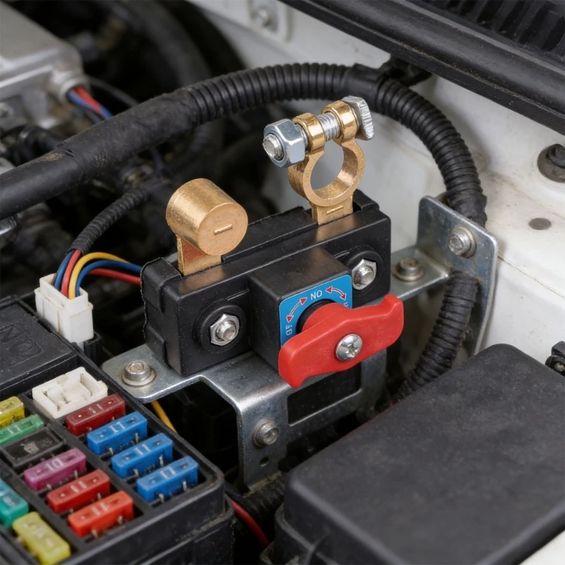 Quick Install Battery Disconnect Switches For Vehicles Prevents Dead Battery Issue