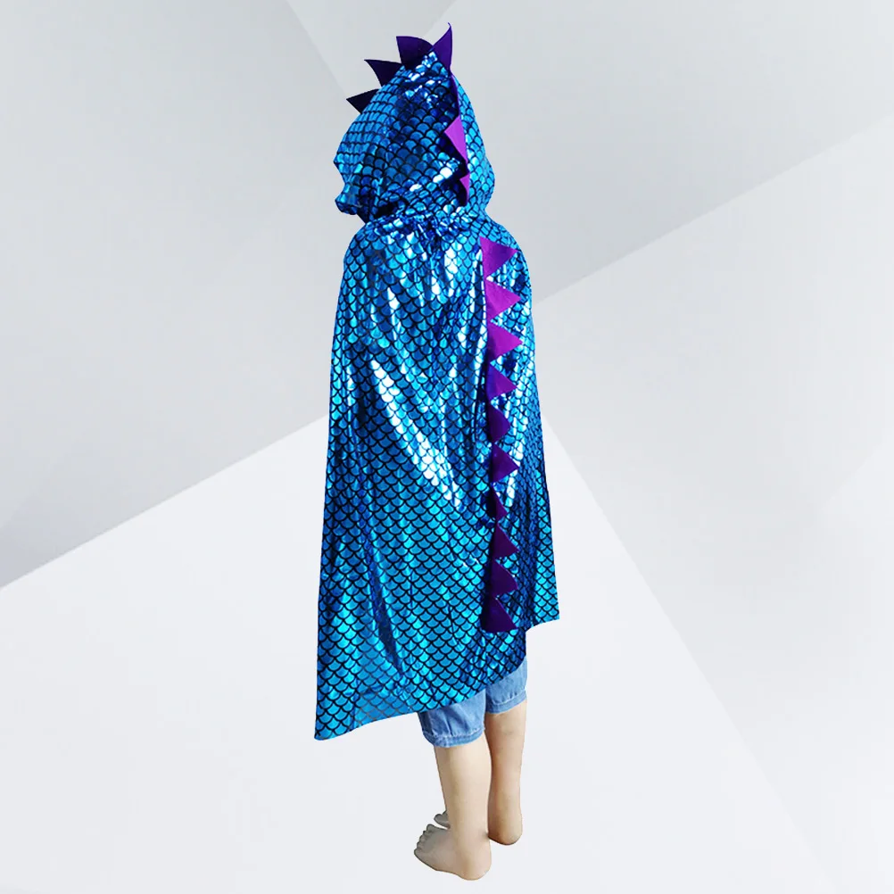 

Dinosaur Hooded Costume Cloak 110cm Halloween Performance Party Cape Cloak Capes Party Costume