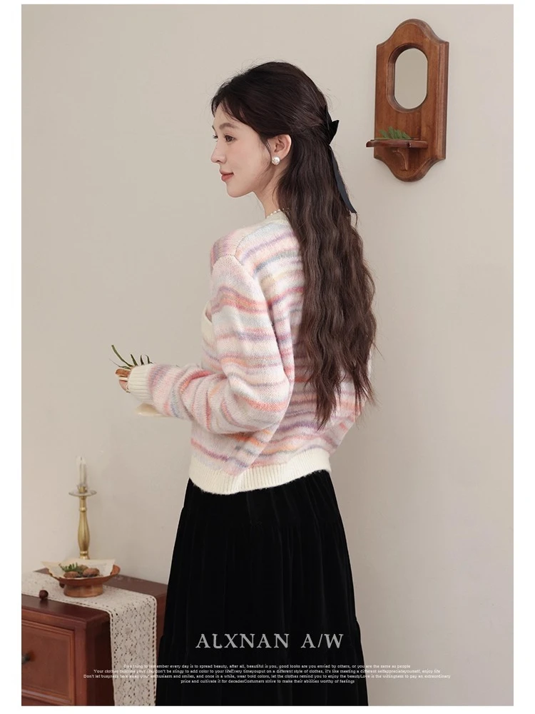ALXNAN Plus Size Black Skirt Corduroy High-quality Elegance Casual Woman Skirt Autumn Winter Casual Travel Long Skirt DM00502BSQ