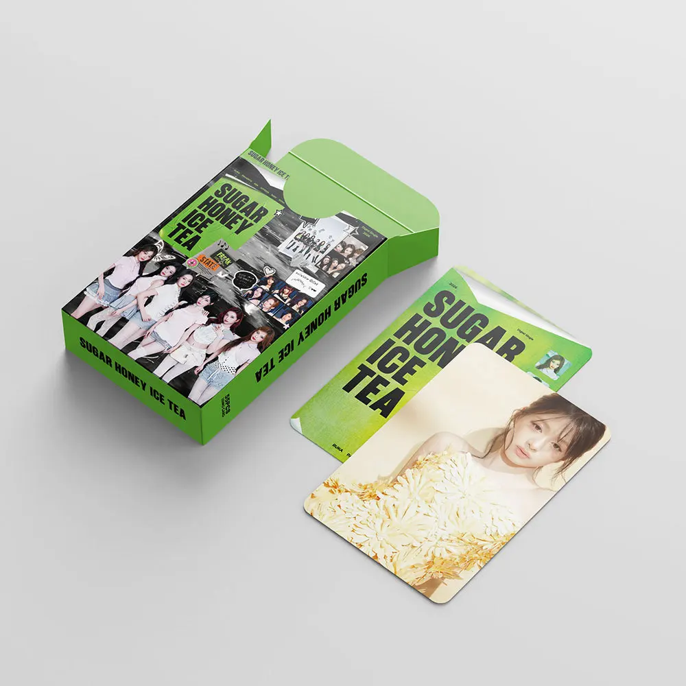 55 K-pop Girl Group Digital Single SUGAR HONEY ICE TEA Support LOMO Cards, Celebrity Photo Cards, Collectible Gifts image 5