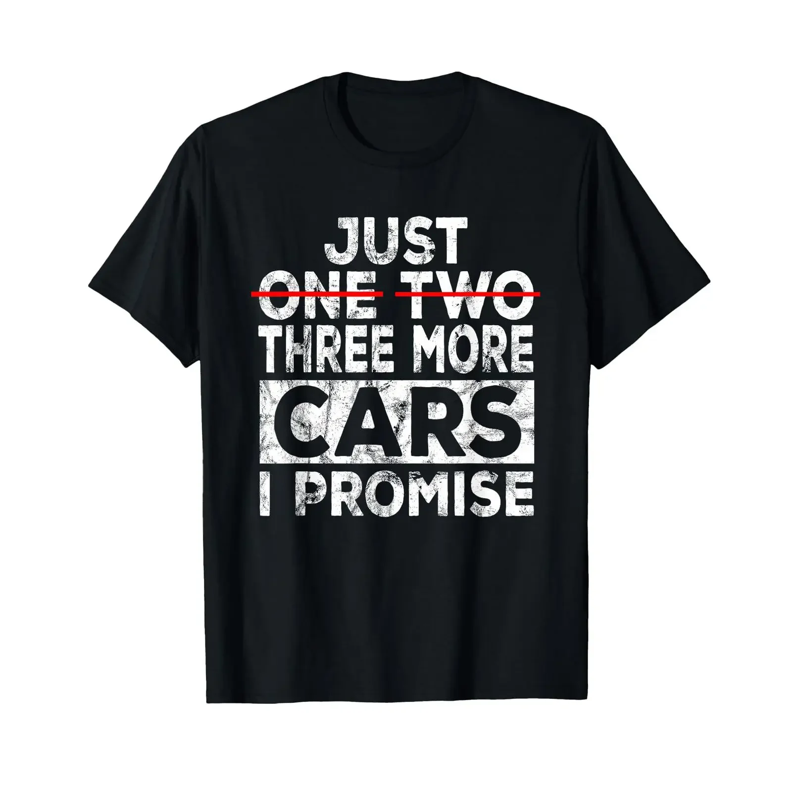 Just One More Car I Promise Mechanic Lover Garage T Shirt Small vintage Washed graphic designer clothes Top For Everyday Wear