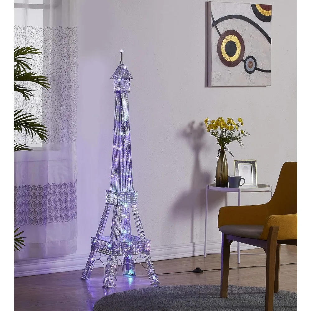 Modern Floor Lamps, Led Twinkle  7 Color String Lights for Bedrooms Christmas Decorations New Year Floor Lamp