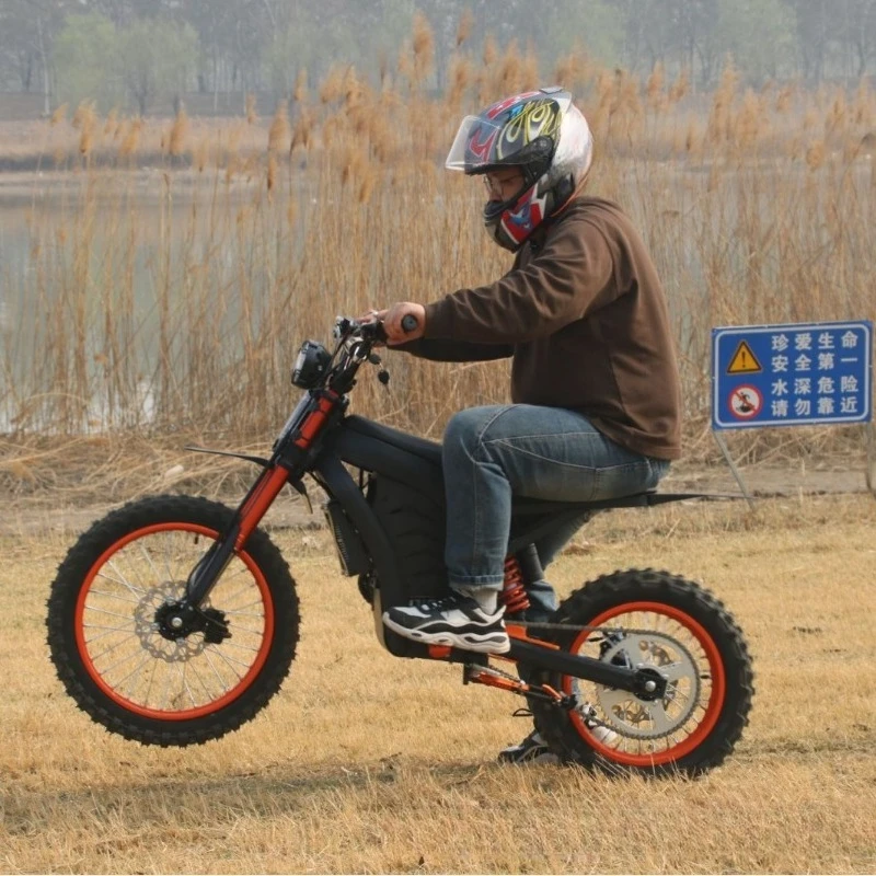 

14/12 inch electric off-road motorcycle 48V1500W brushless motor double disc brake electric off-road vehicle