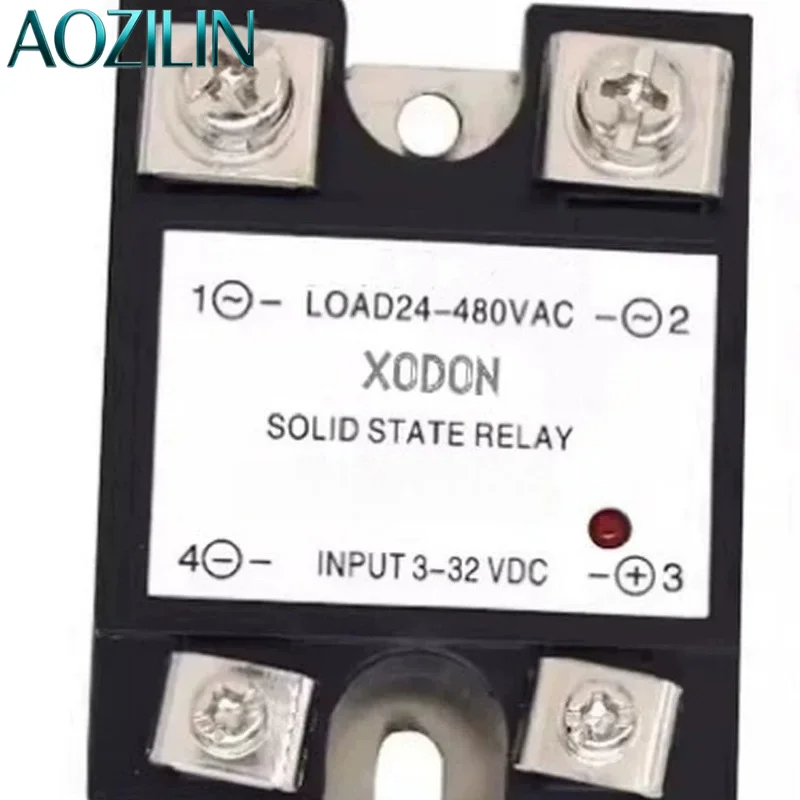 AOZILIN Single Phase Solid State Relay GTJ48 Series 25A 40A 60A 80A DC to AC SSR Module