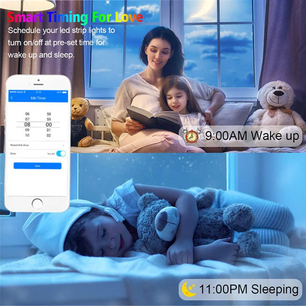 Zigbee Tuya LED Controller RGB RGBW CCT LED Strip Controller Support Alexa and Google Assistance Voice Control 1/2/3/4/5Channel