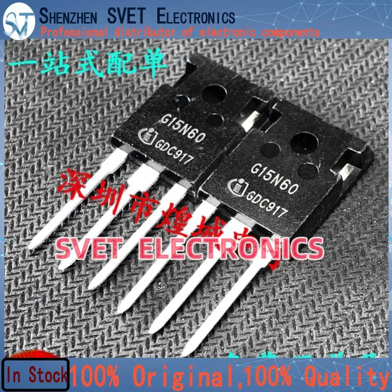 10PCS-50PCS  G15N60 SGW15N60  TO-247 600V 15A   Original In Stock Fast shipping