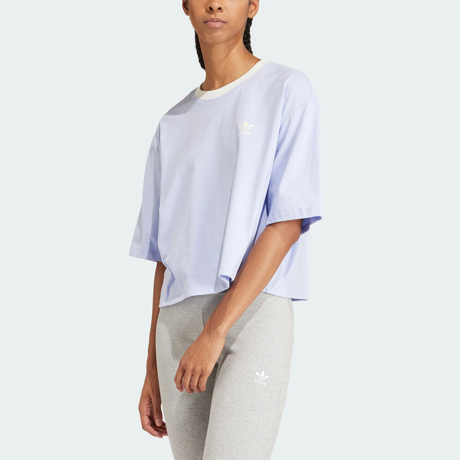 

Adidas genuine Women's Print Loose Short Sleeve T-shirt IT9820