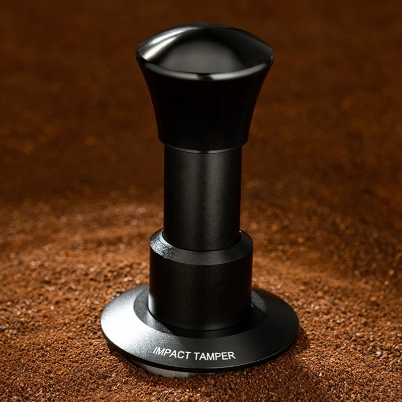 Nova ferramenta imprensa espresso calcadeira café com base aço inoxidável martelo pó café