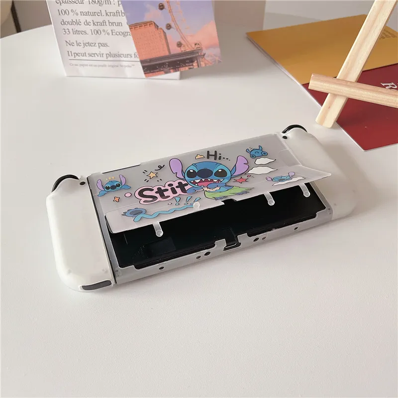 ديزني غرزة ل التبديل حالة قذيفة واقية سبليت الإسكان صندوق ل نينتندو سويتش OLED اكسسوارات NS وحدة تحكم كوكه Fundas