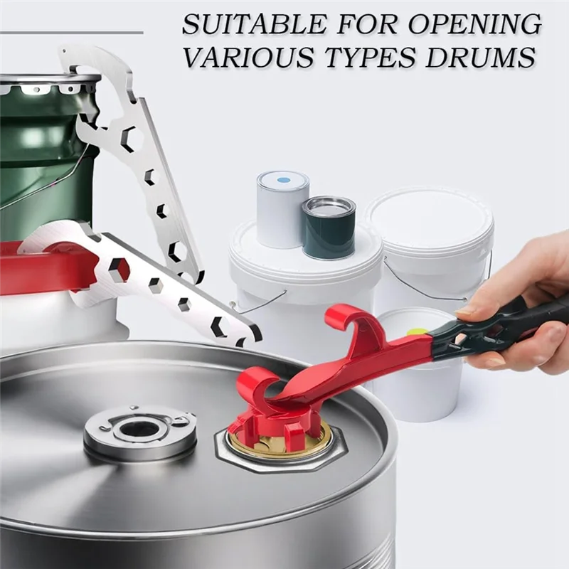 

B17B Bung Wrench With Anti-Slip Rubber Handle Grips For Household And Industrial Use For Home Industrial Use Portable Multi-Size