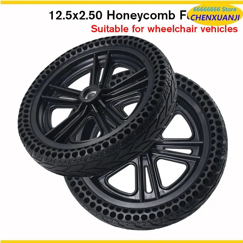 

12 inch 12.5x2.50 solid rubber wheels for scooter wheel parts
