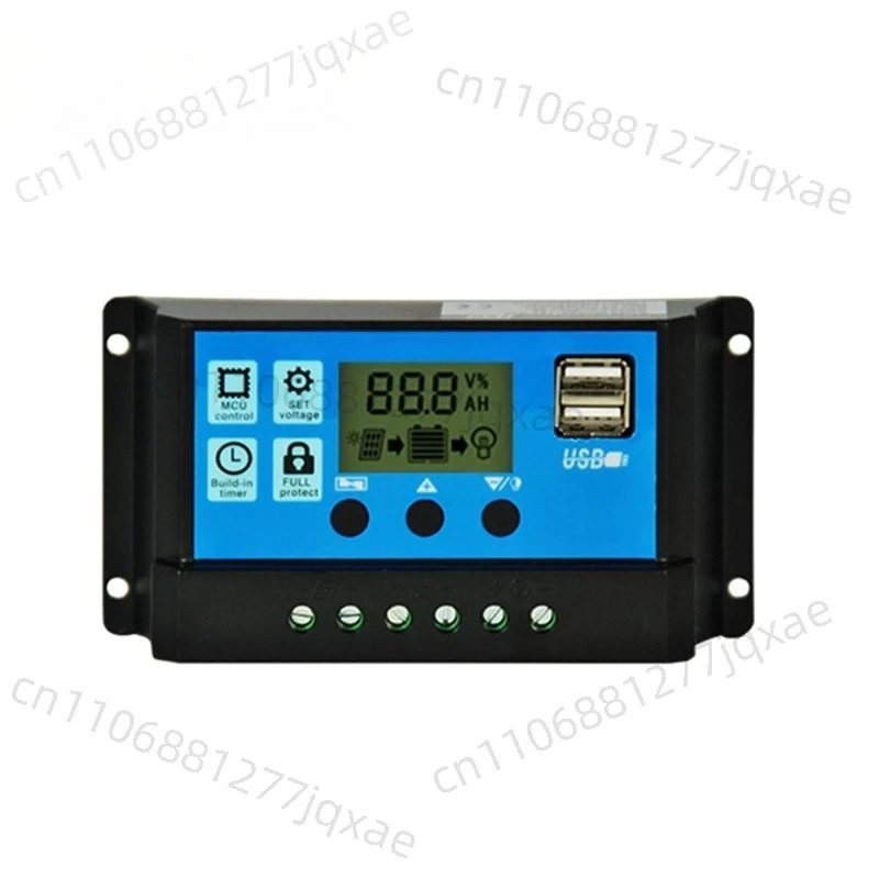 

Фотоэлектрическое светодиодное уличное освещение, зарядка аккумулятора, контроллер 10А, интеллектуальный солнечный контроллер