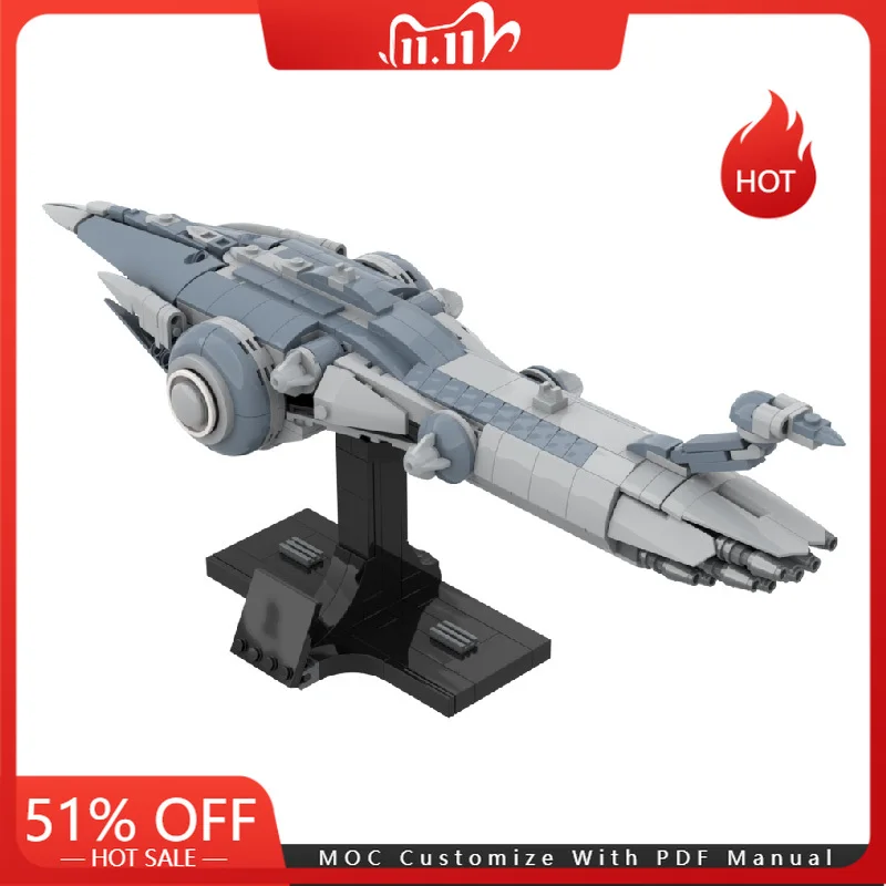 

638 шт. MOC Star Battle Heavy Cruiser модель строительные блоки кирпичи DIY креативная сборка развивающие игрушки детские рождественские подарки