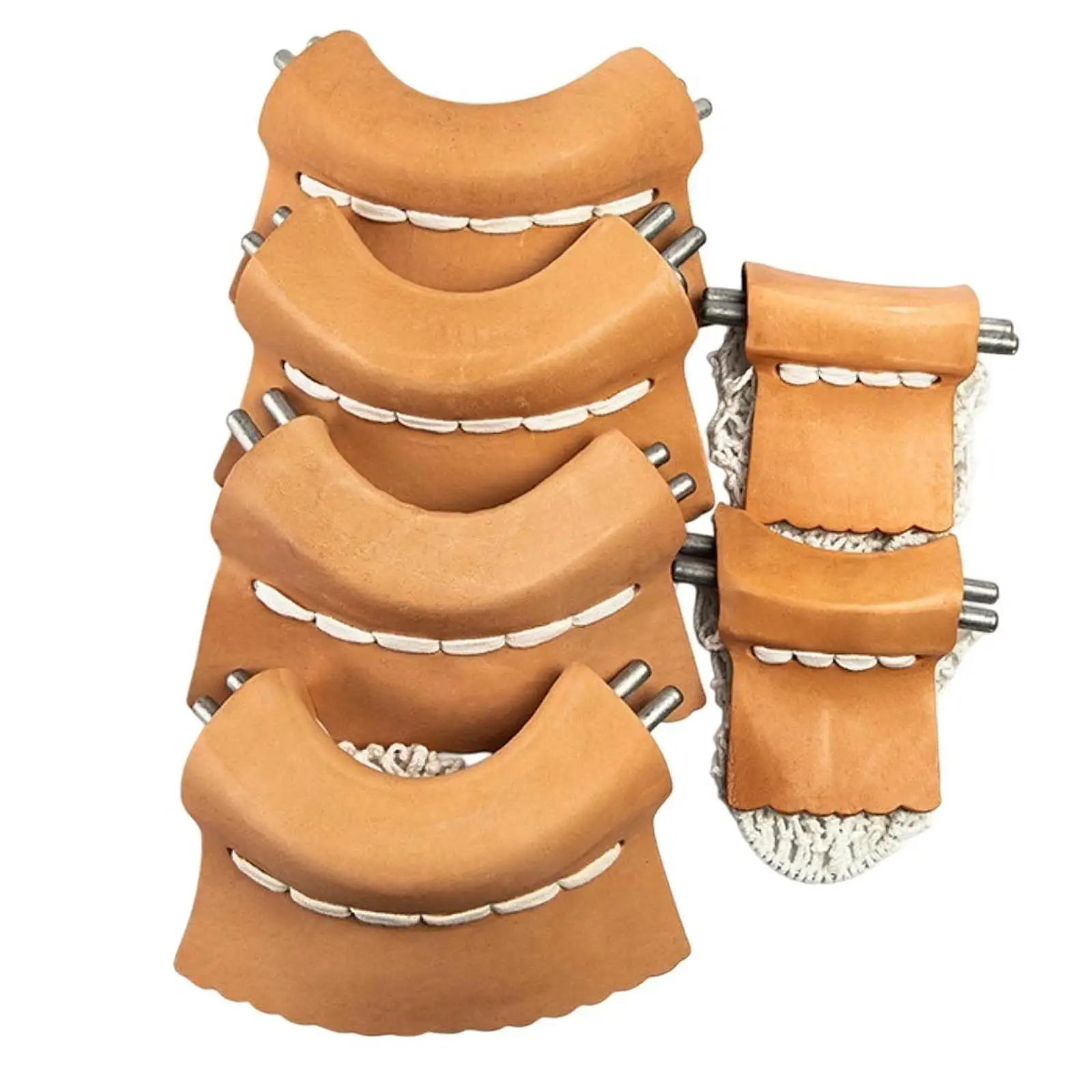 Premium Pool Table Pockets PU Leather Mesh Bags Heavy Duty Billiard Nets with Aluminum Corners for Billiards Equipment