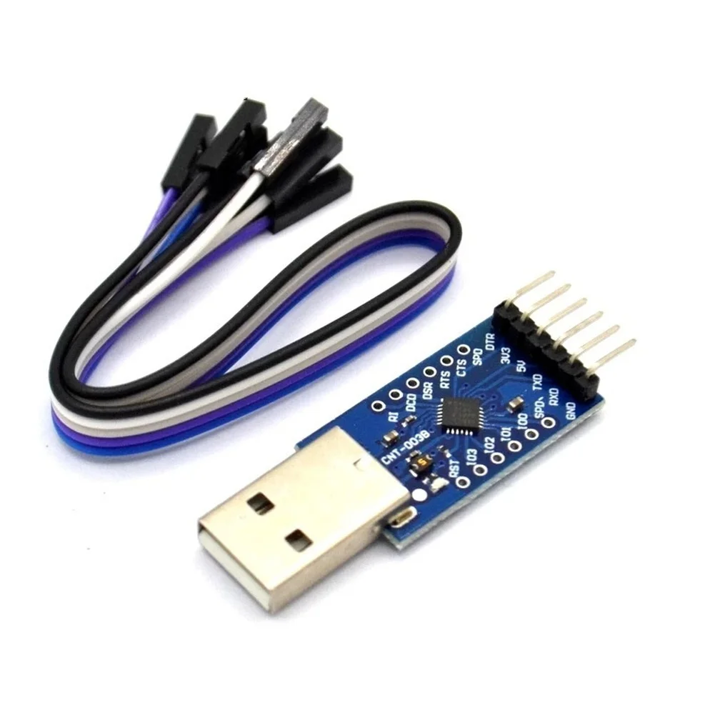 CP2104 USB إلى محول UART للوحدة التسلسلية TTL مع شريحة USB مدمجة إلى RS232 لنقل البيانات بشكل سلس