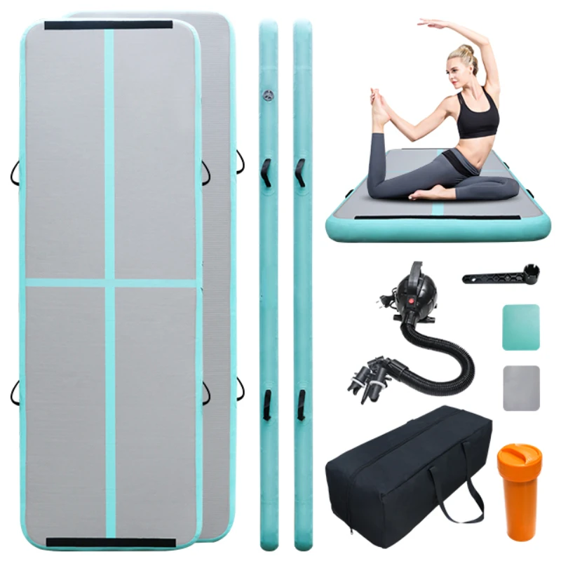 Yoga Mat  Gym Eco Friendly Tumbling Mat Home Floor GYM Inflatable Air Track Inflatable Gymnastics Mat