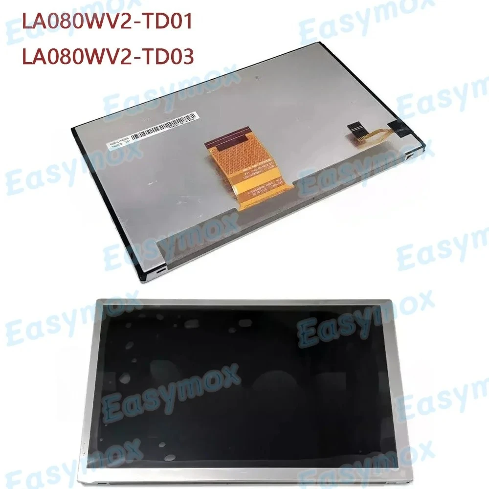 

LA080WV2-TD01 Original 8 inch LCD Display For Toyota Highlander 2014-2019 Radio Navigation GPS Center Console Screen Replacement