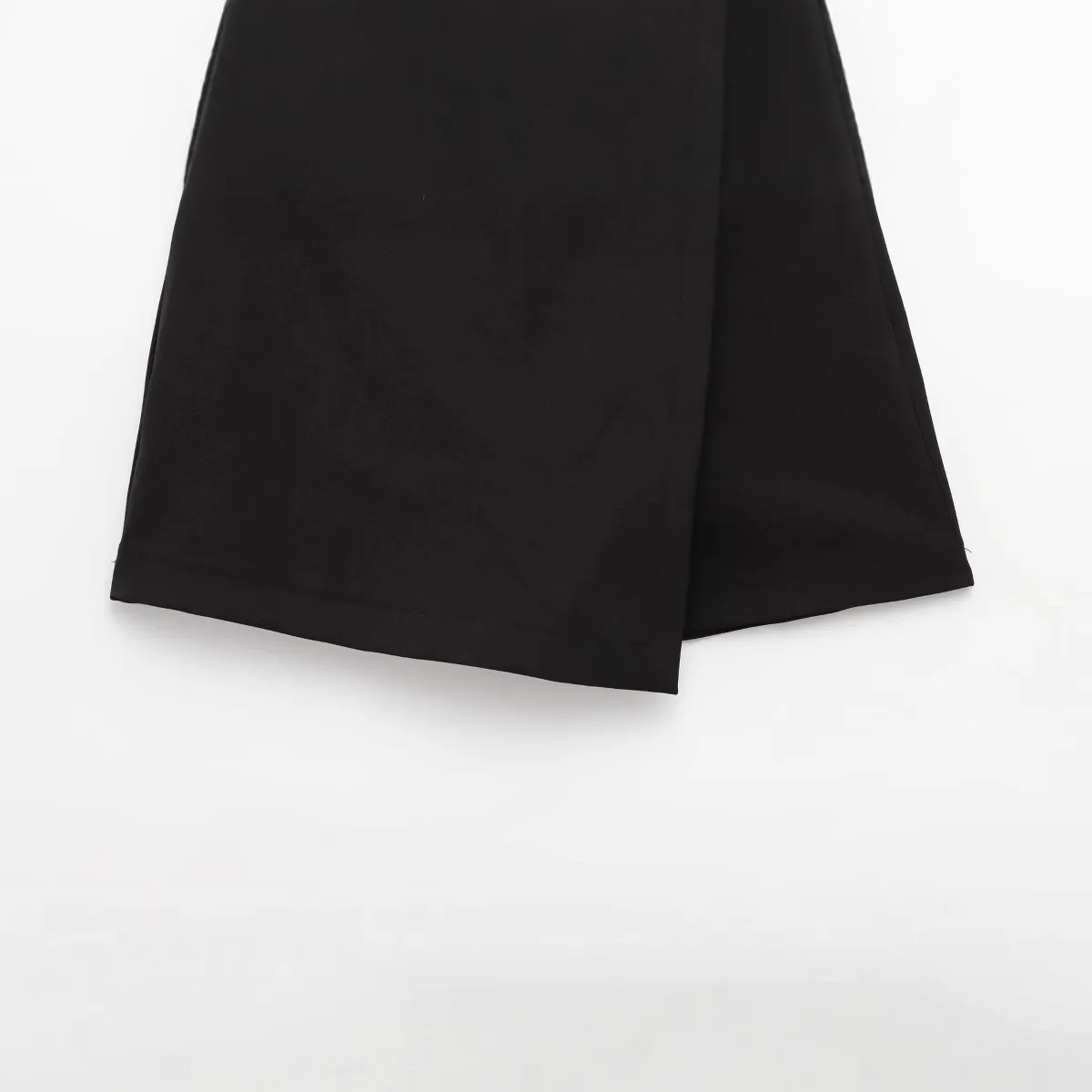 Black Belted Double Layer Skirt Shorts Sweet and Fresh Style Summer Casual Wear