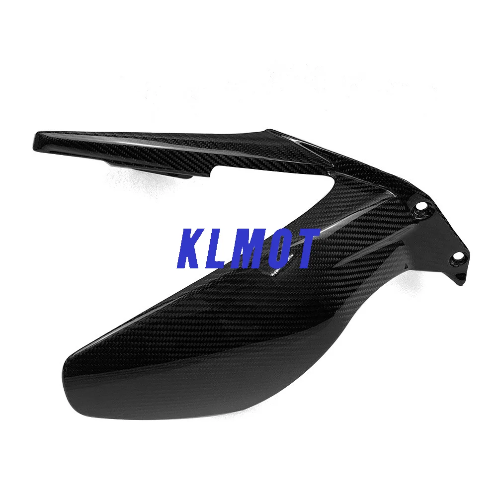 3K Carbon Fiber Motorcycle Accessories Rear Mudguard Fender Splash Cover Guard Fairing For Ducati Streetfighter V4/V4S 2018-2022