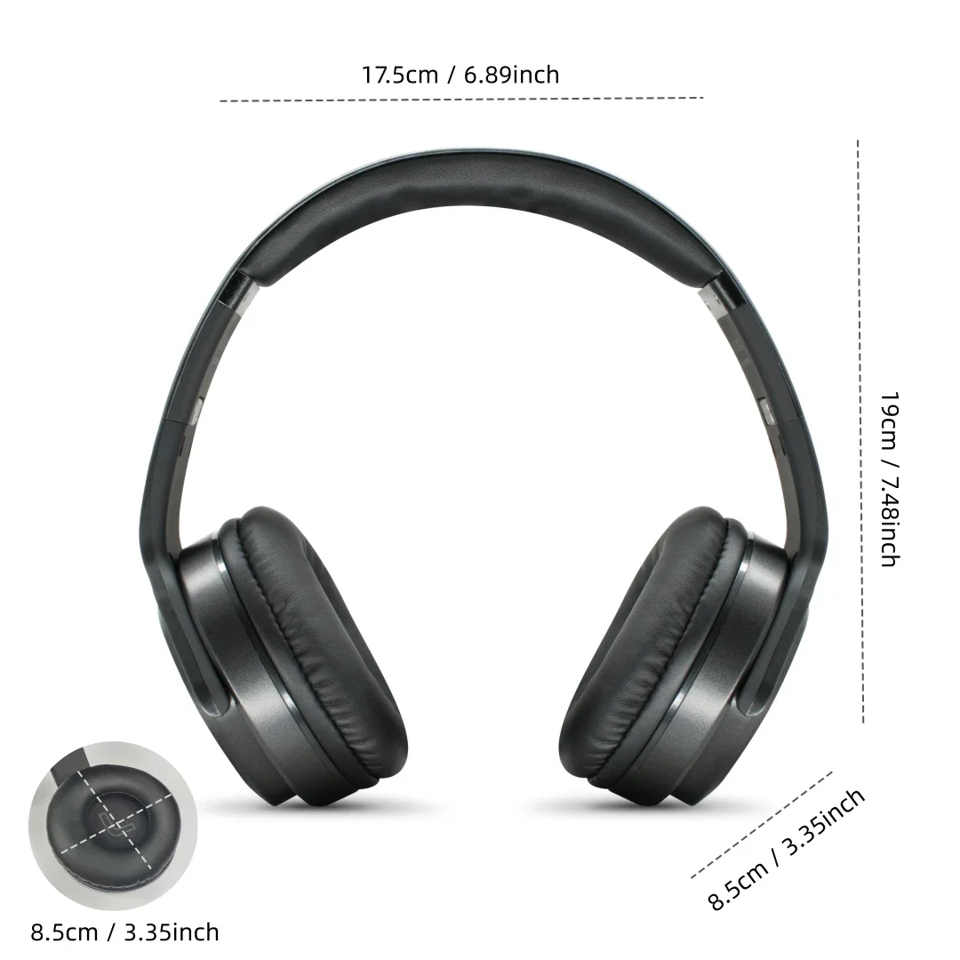 سماعات رأس لاسلكية SODO MH3 2 في 1 قابلة للطي هاي فاي ستيريو 3EQ متوافقة مع بلوتوث 5.0 مع ميكروفون تدعم TF/FM