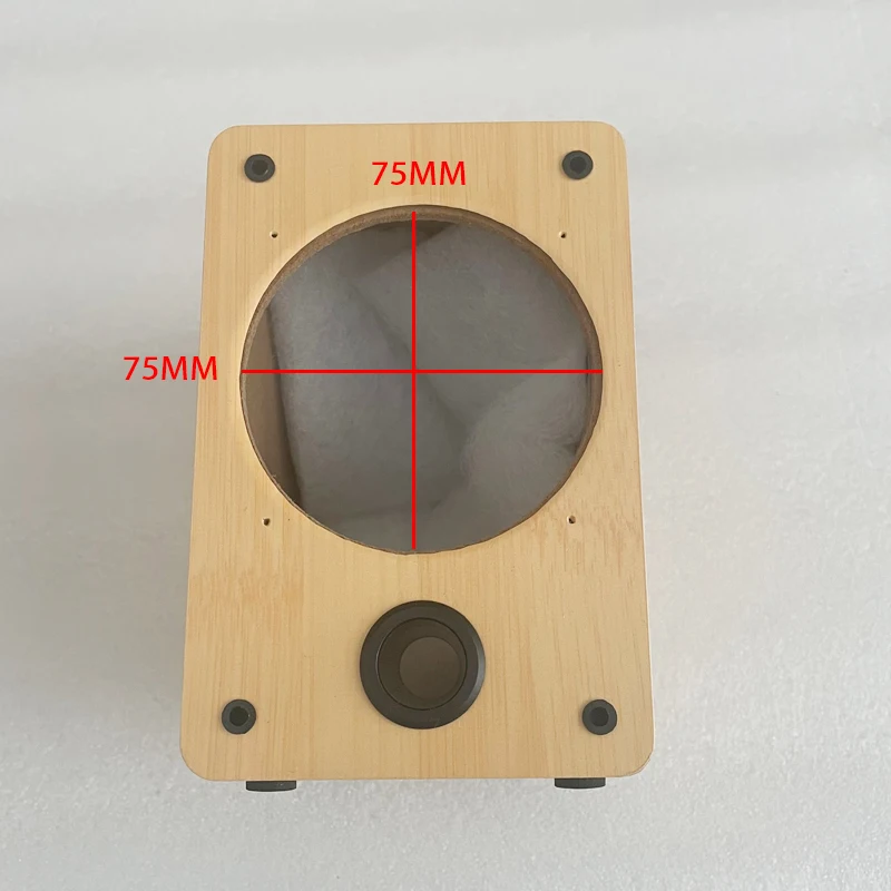 3 인치 스퀘어 스피커 빈 상자 셸 앰프 스피커 케이스 홈 오디오 작은 HIFI 오디오 나무 수동 스피커 섀시 하우스