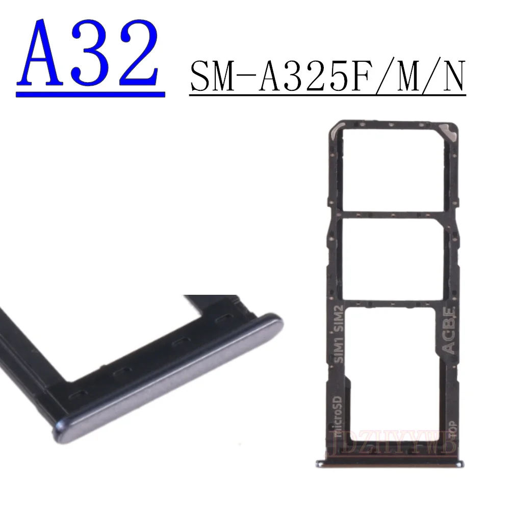 Sim Card Reader Holder Dual Single Chip Tray Holder Slot Adapter For Samsung Galaxy A32 5G A326B A326U A325F A325M A325N