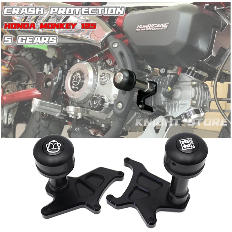 Suitable for Honda GROM MSX125 modified collision protection GROM MSX 125 (5th gear) engine anti drop and anti drop ball