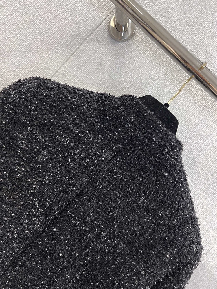 SVORYXIU Herfst 2025, dames nieuwe stijl, vintage stijl, opstaande kraag, weven, enkele rij gesp, middellange stijl jas