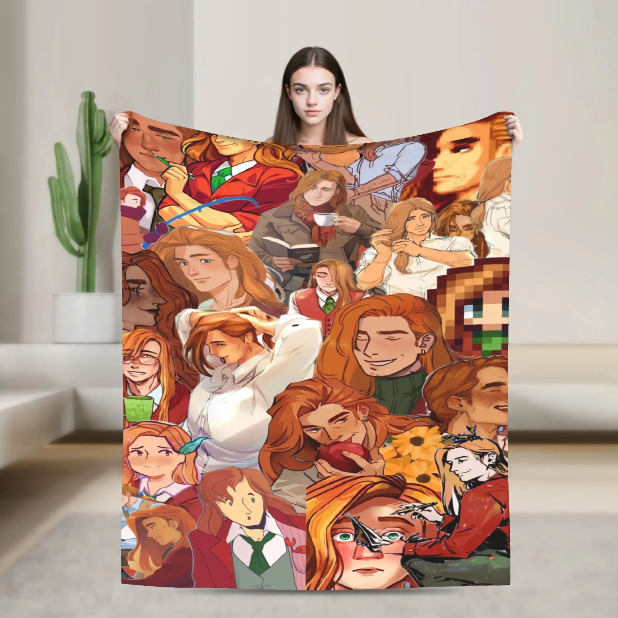 Stardew Valley Blanket Quality Soft  Bedding Throws Winter Travel Office Couch Chair Graphic Bedspread