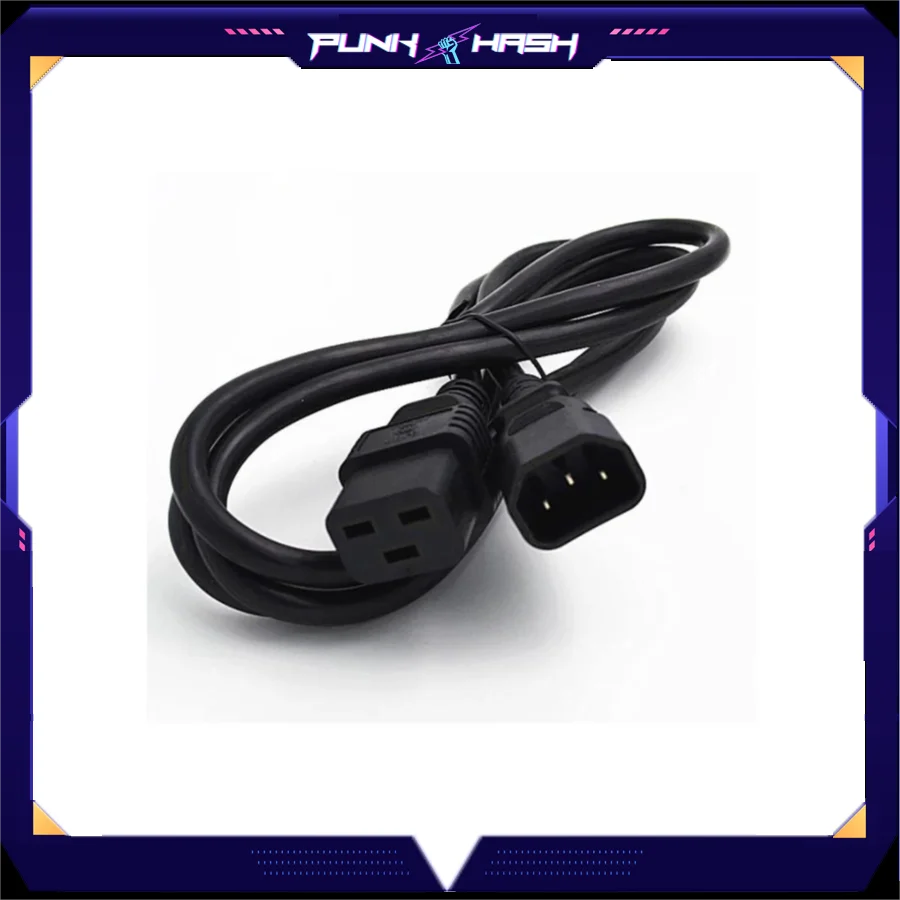 C20 to C19  C13 16A 250V power cord for connecting Avalonminer Whatsminer Iceriver US/UK/EU Universal power cord for mining