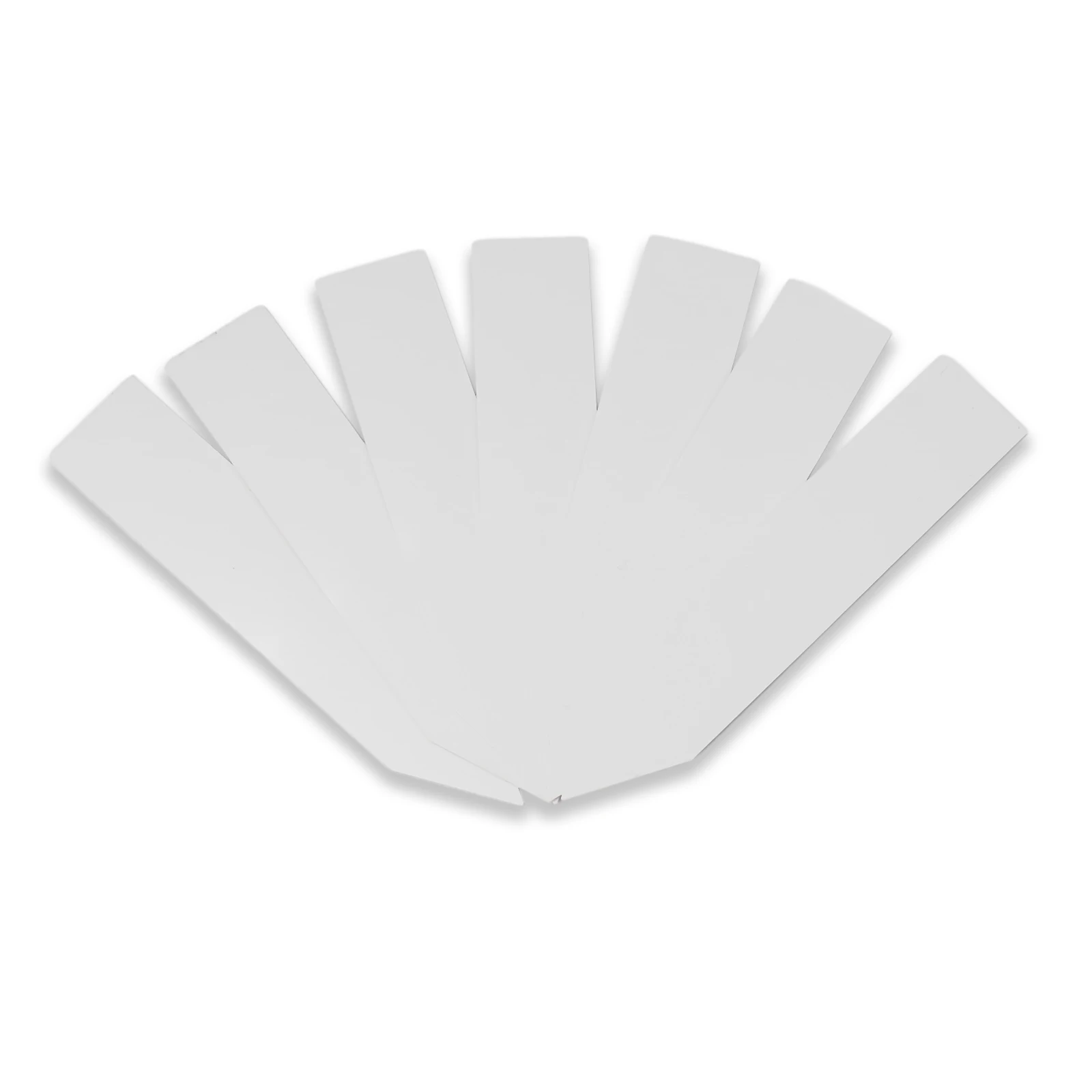 Reusable Plastic Garden Plant Labels 10x2 cm Matte on Both Sides for Clear Permanent Marker Writing in Nursery Settings