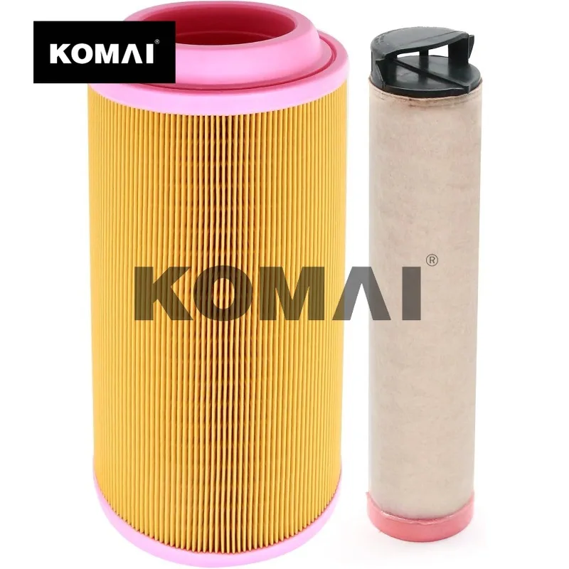 KOMAI C14200 Air Filter Kit Replacement for Ingersoll Rand Copco Sullair, Replaces CF200 4108914A 2171296201 05821326