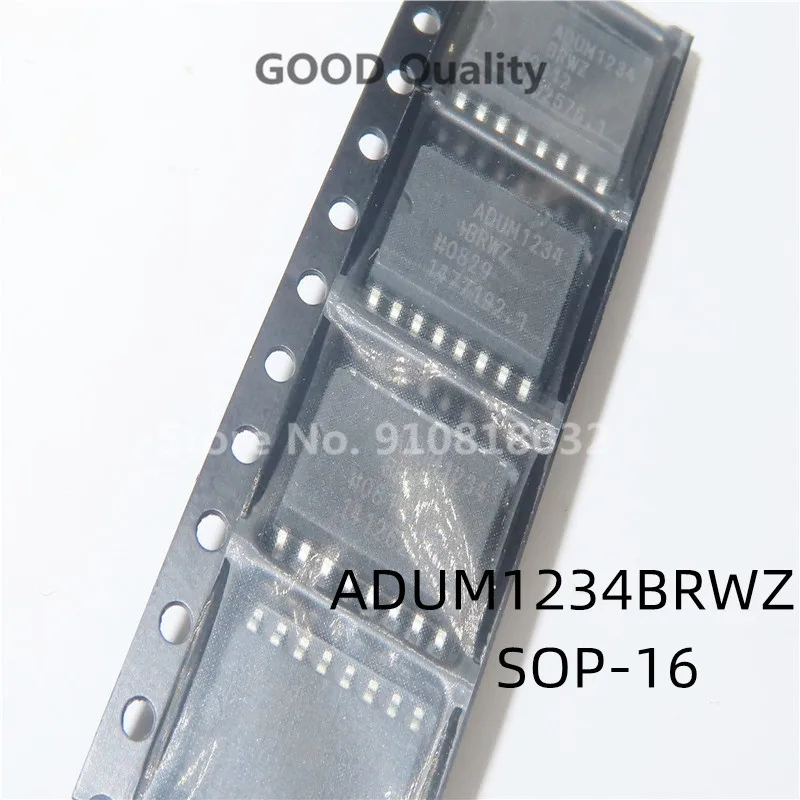 

10PCS/LOT ADUM1234BRWZ ADUM1234BRW ADUM1234 SOP-16 Liquid crystal plasma power supply chip In Stock