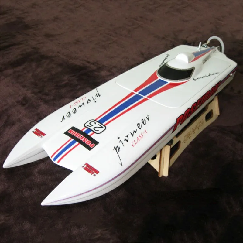 Rc Boat Phantom Cat Boat Enkele Elektrische Lege Boat Versie High Speed Fast Boat 60Cm Model