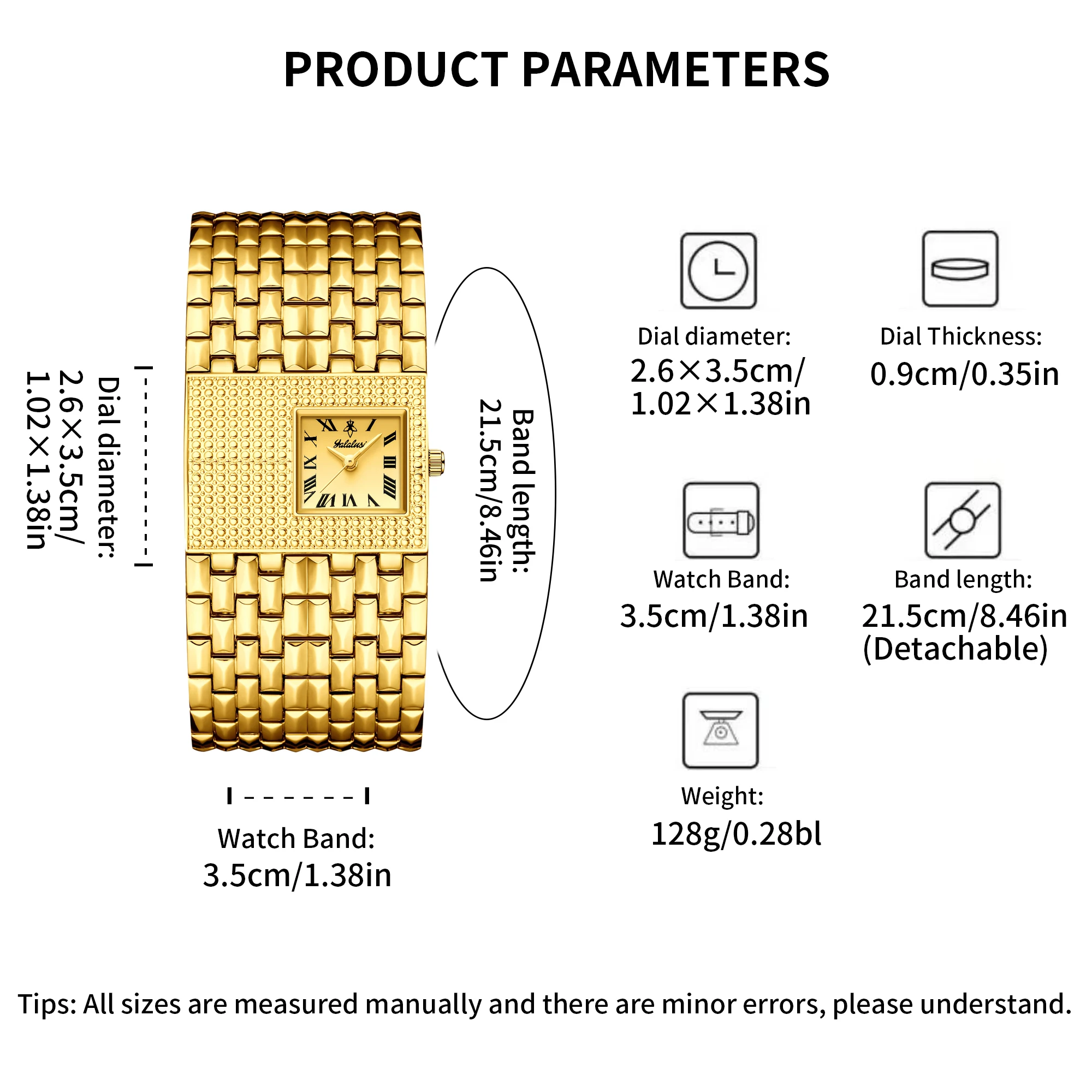 Zegarek damski YaLaLuSi Tonnea – Luxury Watch Gold And Black recenzja i cena