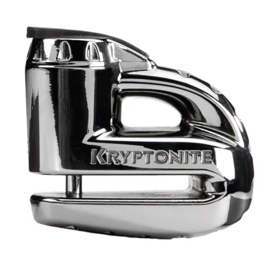 

5-S2 Disc Lock with Chrome Finish for Secure Bicycle Wheel Attachment Ideal for Urban Commuting and Outdoor Cycling Provides Re