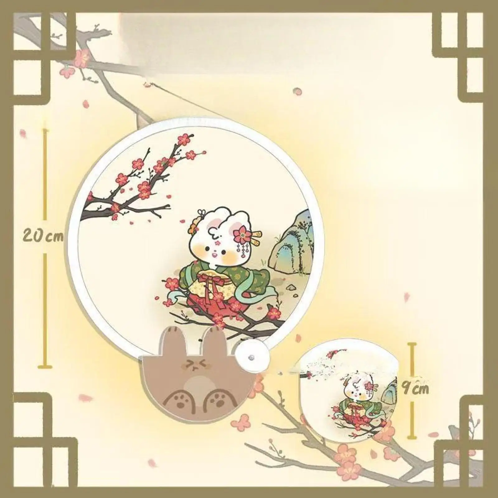 مروحة قرصية طائرة كرتونية محمولة مقاومة للاهتراء وقوية محمولة لحفلات الزفاف #1