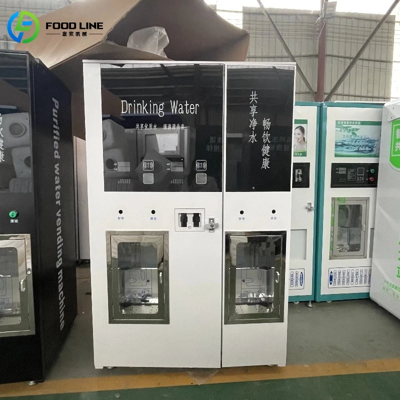 

Customized Outdoor Self Serve Ice Maker and Pure Purified Water Vending Machine with Auto Bagging for Drinking Water