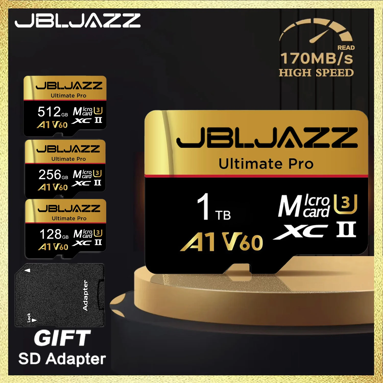 

Micro TF SD Card High Speed Cartao De Memoria 1TB 512GB 256GB 128GB 64GB Class 10 U3 V60 TF Flash Cards For Nintendo Switch