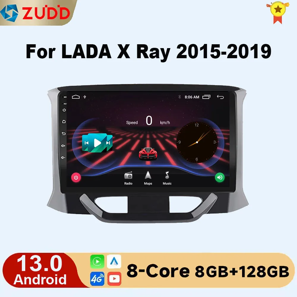 

Android 13 2din Car Radio for LADA X Ray Xray Cross Multimedia Player 2 Din Navigation GPS Carplay Autoradio Stereo DVD