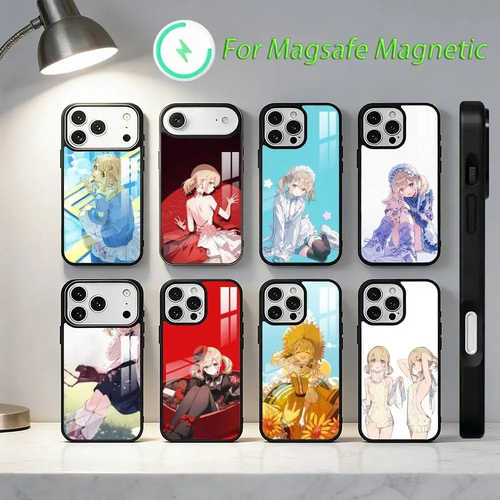

K-Kohane Azusawa Phone Case For iPhone17,16,15,14,13,12,11,Plus,Pro,Max For Magsafe Charging cover