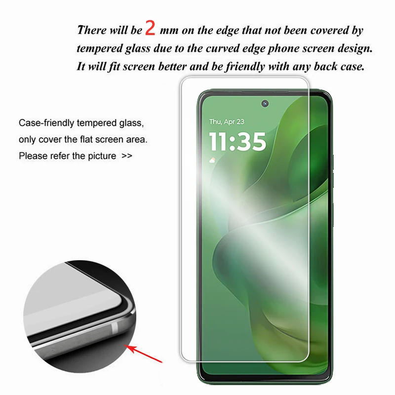 For Motorola Moto G Power 2025 Glass Full Glue Clear Screen Protector For Moto G 2025 Tempered Glass For Moto G Power Lens Film