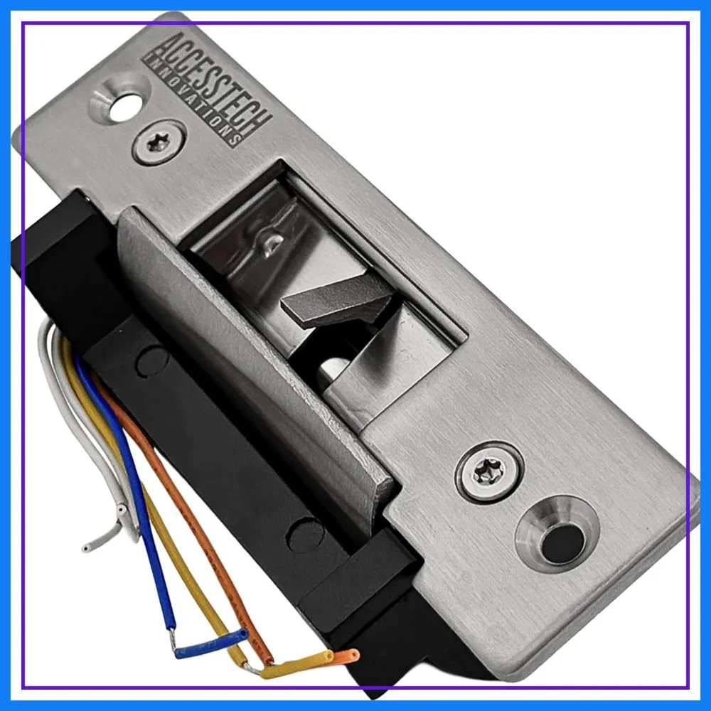 

Heavy Duty Electric Strike Door Lock, ANSI Standard, Signal Output, Fail-Secure/Fail-Safe, NO/NC, 12VDC