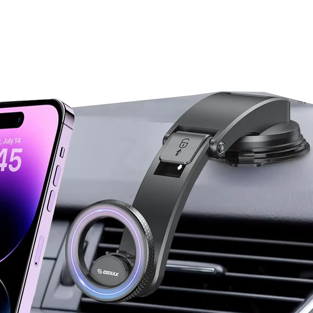 

Ring Magnetic Strong Car Holder Dashboard Windshield Air Vent Mounting Options (Dashboard #2)